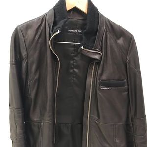 Members Only Lambskin Leather Jacket